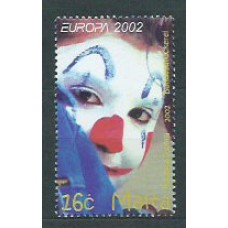 Tema Europa 2002 Malta Yvert 1186 ** Mnh