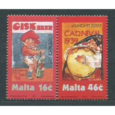 Tema Europa 2003 Malta Yvert 1243/4 ** Mnh