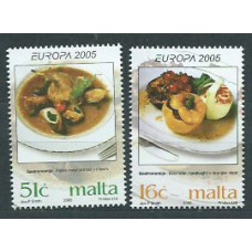 Tema Europa 2005 Malta Yvert 1363/4 ** Mnh