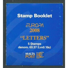 Tema Europa 2008 Malta Yvert 1515 Carnet ** Mnh