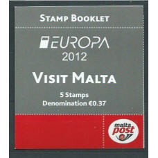 Tema Europa 2012 Malta Yvert 1652 Carnet ** Mnh
