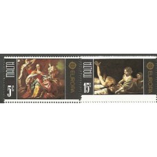 Tema Europa 1975 Malta Yvert 507/8 ** Mnh