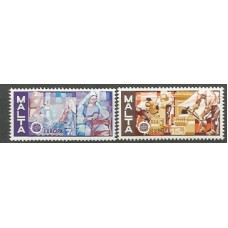 Tema Europa 1976 Malta Yvert 527/8 ** Mnh