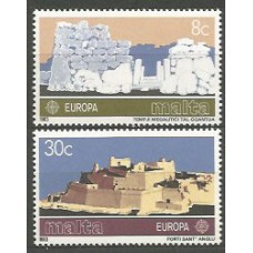 Tema Europa 1983 Malta Yvert 668/9 ** Mnh