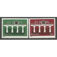 Tema Europa 1984 Malta Yvert 685/6 ** Mnh