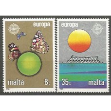 Tema Europa 1986 Malta Yvert 727/8 ** Mnh