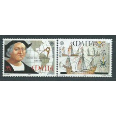 Tema Europa 1992 Malta Yvert 864/5 ** Mnh