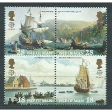 Tema Europa 1992 Man Yvert 537/40 ** Mnh