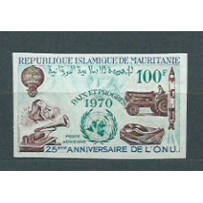 Mauritania - Aereo Yvert 101 Sin dentar ** Mnh  ONU