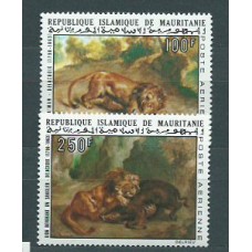 Mauritania - Aereo Yvert 133/4 ** Mnh  Pinturas