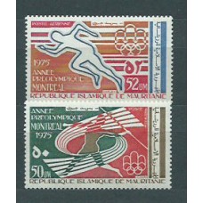Mauritania - Aereo Yvert 159/60 ** Mnh  Olimpiadas de Montreal