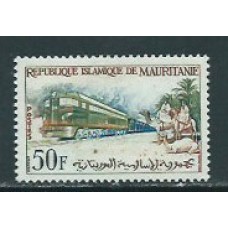 Mauritania - Correo Yvert 161 ** Mnh  Trenes