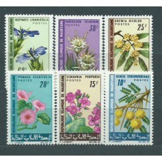 Mauritania - Correo Yvert 208/13 ** Mnh  Flores