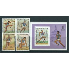 Mauritania - Correo Yvert 425/8+Hb 25 ** Mnh  Deportes