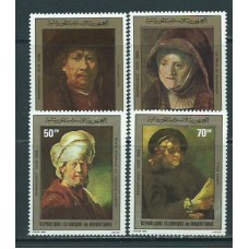 Mauritania - Correo Yvert 454/7 ** Mnh  Pinturas Rembrandt
