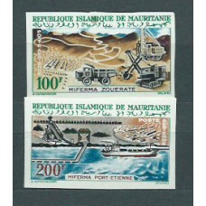 Mauritania - Aereo Yvert 24/5 sin dentar ** Mnh