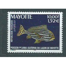 Mayotte - Correo Yvert 102 ** Mnh Fauna. Peces