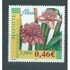 Mayotte - Correo Yvert 107 ** Mnh Flores