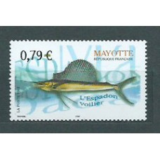 Mayotte - Correo Yvert 143 ** Mnh Fauna. Peces