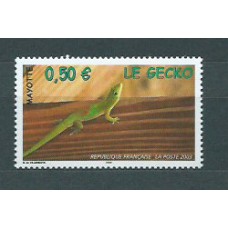 Mayotte - Correo Yvert 144 ** Mnh Fauna. Reptiles