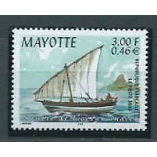 Mayotte - Correo Yvert 81 ** Mnh Barco