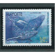 Mayotte - Correo Yvert 82 ** Mnh Fauna. Ballena