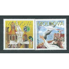 Tema Europa 1997 Moldavia Yvert 199/200 ** Mnh