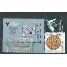 Tema Europa 1998 Moldavia Yvert 234/5+H,19 ** Mnh