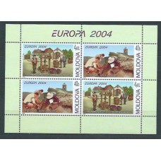 Tema Europa 2004 Moldavia Yvert 422/3 Hojita ** Mnh