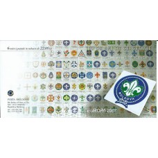 Tema Europa 2007 Moldavia Yvert 506/7 Carnet ** çMnh