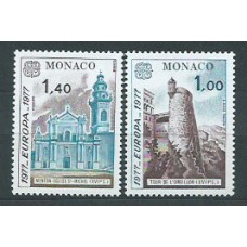 Tema Europa 1977 Monaco Yvert 1101/2 ** Mnh