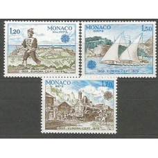 Tema Europa 1979 Monaco Yvert 1186/8 ** Mnh