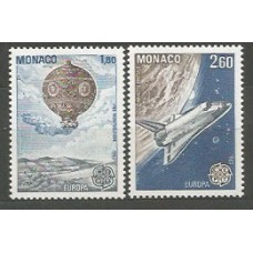 Tema Europa 1983 Monaco Yvert 1365/6 ** Mnh