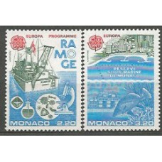 Tema Europa 1986 Monaco Yvert 1520/1 ** Mnh