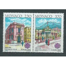 Tema Europa 1990 Monaco Yvert 1724/5 ** Mnh