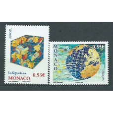 Tema Europa 2006 Monaco Yvert 2542/3 ** Mnh