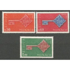 Tema Europa 1968 Monaco Yvert 749/51 ** Mnh