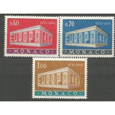 Tema Europa 1969 Monaco Yvert 789/91 ** Mnh