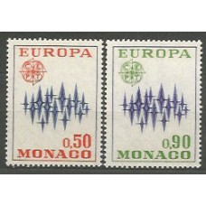 Tema Europa 1972 Monaco Yvert 883/4 ** Mnh