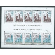 Tema Europa 1977 Monaco Yvert Hoja 13 ** Mnh