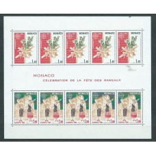 Tema Europa 1981 Monaco Yvert Hoja 19 ** Mnh