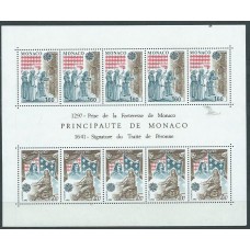 Tema Europa 1982 Monaco Yvert Hoja 22 ** Mnh