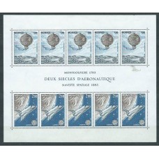 Tema Europa 1983 Yvert Monaco Yvert Hoja 25 ** Mnh