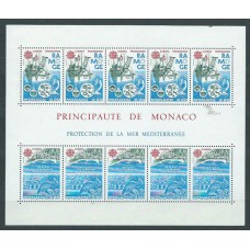 Tema Europa 1986 Monaco Yvert Hoja 34 ** Mnh