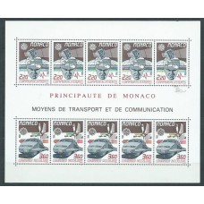 Tema Europa 1988 Monaco Yvert Hoja 11 ** Mnh