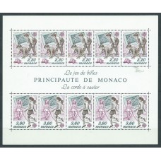 Tema Europa 1989 Monaco Hoja 46 ** Mnh