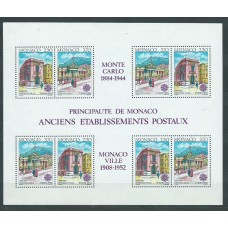 Tema Europa 1990 Monaco Yvert Hoja 49 ** Mnh