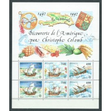 Tema Europa 1992 Monaco Yvert Hoja 57 ** Mnh