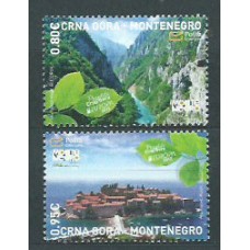 Tema Europa 2012 Montenegro Yvert 312/3 ** Mnh
