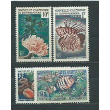 Nueva Caledonia - Correo Yvert 291/4 ** Mnh Fauna. Peces